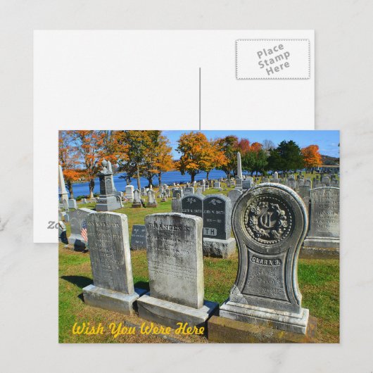 Carte postale Graveyard (Devant / Derrière)