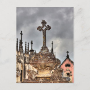 Carte Postale Graveyard cross close-up, Portugal