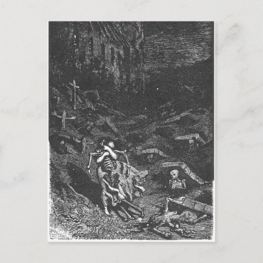 Carte postale Graveyard Dead (Devant)