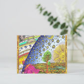 Carte Postale Gravure de Flammarion (Debout devant)