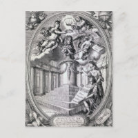 Gravure dédiée à Gottfried Finger, 1688