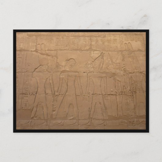 Carte Postale gravures de karnak (Devant)