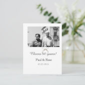 Carte Postale Gray bow cheers to 60 years anniversary wedding (Debout devant)