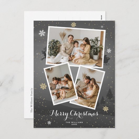 Carte postale Gray Joyeux Noël (Devant / Derrière)