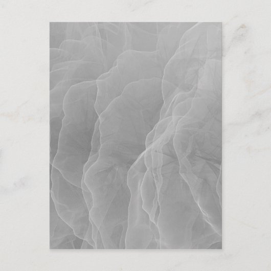 Carte Postale Gray Smoke Wispy Carbon Motif Abstrait (Devant)