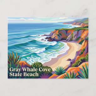 Carte Postale Gray Whale Cove State Beach Californie
