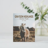 Carte Postale Grayson Highlands State Park Virginia Watercolor (Debout devant)