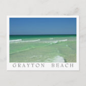 Carte Postale Grayton Beach - 30A Floride - Frontière blanche (Devant)