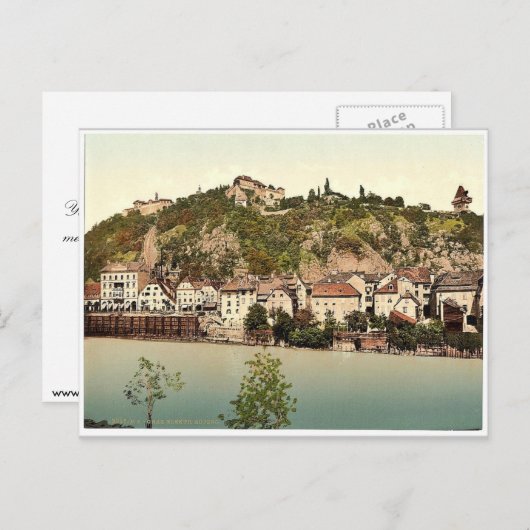 Carte Postale Graz, elevateur électrique, Styria, Austro-Hungary (Devant / Derrière)