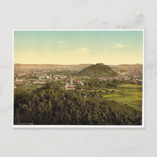 Carte Postale Graz, vue générale de Rainer Kogel, Styria, (Devant)