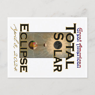 Carte postale Great American 2024 Total Solar Ecli