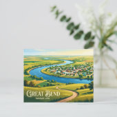 Carte Postale Great Bend, Kansas Kansas (Debout devant)