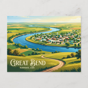 Carte Postale Great Bend, Kansas Kansas