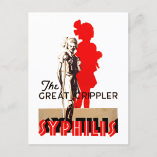 Carte Postale Great Crippler ~ Syphilis