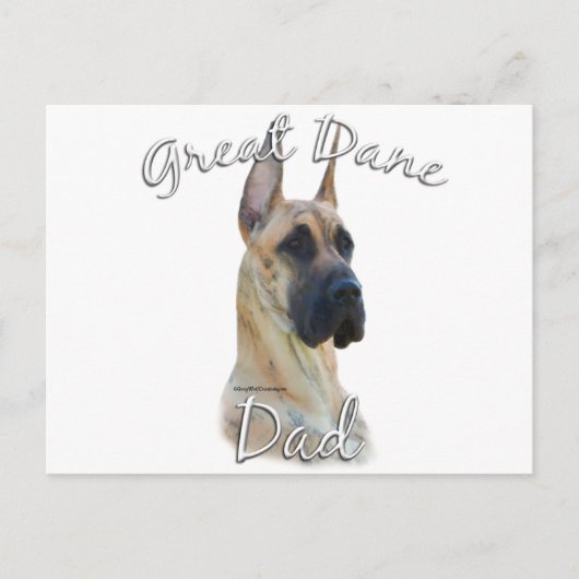 Carte Postale Great Dane (brindle) Maman 2 (Devant)