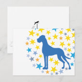 Carte Postale Great Dane Graphics (Devant / Derrière)