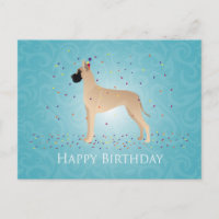 Great Dane Happy Birthday Design