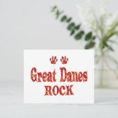 Carte Postale Great Danes Rock (Debout devant)