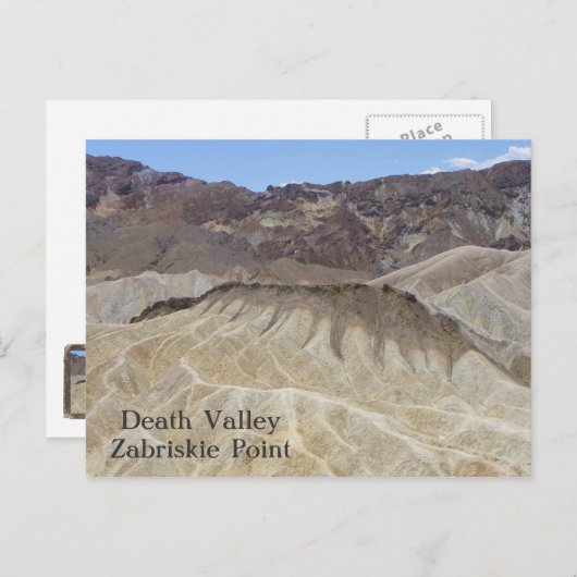 Carte postale Great Death Valley ! (Devant / Derrière)