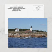 Carte postale Great Duck Island Lighthouse-Maine (Devant / Derrière)