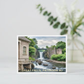 Carte Postale Great Falls, Paterson NJ (Debout devant)