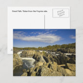Carte postale Great Falls Virginia (Devant / Derrière)