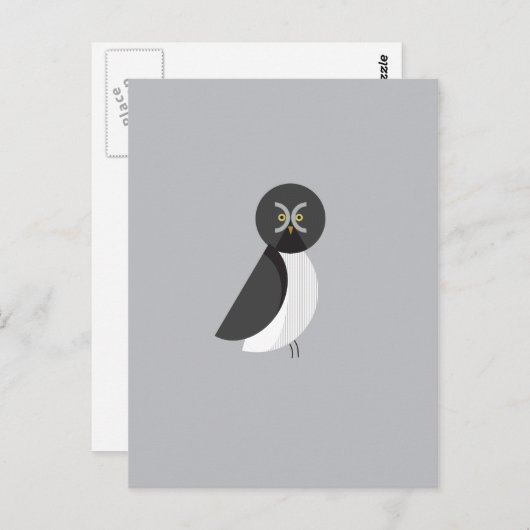 Carte postale Great Grey Owl (Devant / Derrière)