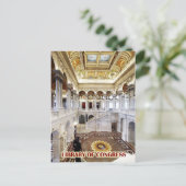 Carte Postale Great Hall, Bibliothèque du Congrès, Washington, D (Debout devant)