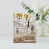 Carte Postale Great Hall, Bibliothèque du Congrès, Washington, D (Debout devant)