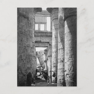 Carte Postale Great Hypostyle Hall Karnak Égypte ~ 1845