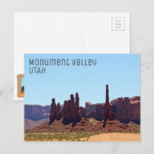 Carte postale Great Monument Valley ! (Devant / Derrière)