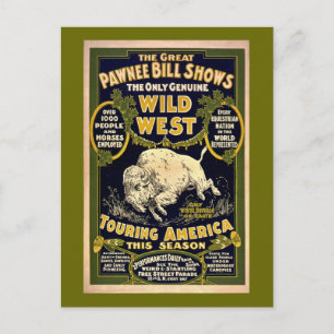 Carte Postale Great Pawnee Bill 1903 - Vintage Wild West