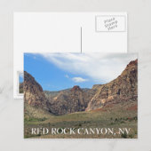 Carte postale Great Red Rock Canyon ! (Devant / Derrière)