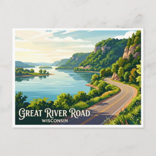 Carte Postale Great River Road Prairie du Chien