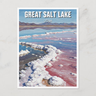 Carte Postale Great Salt Lake Utah