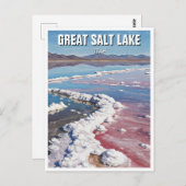 Carte Postale Great Salt Lake Utah (Devant / Derrière)