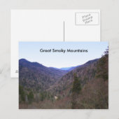 Carte Postale Great Smoky Mountains (Devant / Derrière)