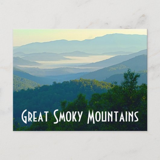 Carte Postale Great Smoky Mountains (Devant)