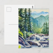 Carte Postale Great Smoky Mountains National Park Aquarelle (Devant / Derrière)