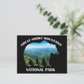 Carte Postale Great Smoky Mountains National Park Bear Camping (Debout devant)