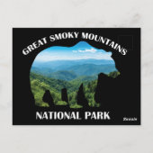 Carte Postale Great Smoky Mountains National Park Bear Camping (Dos)