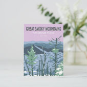 Carte Postale Great Smoky Mountains National Park Retro (Debout devant)