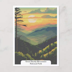 Carte Postale Great Smoky Mountains National Park, USA