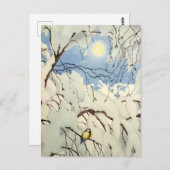 Carte Postale Great Tit - Theodor Severin Kittelsen (Devant / Derrière)