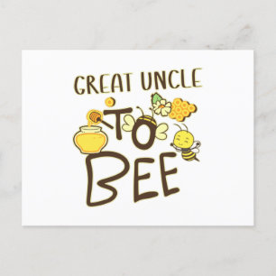Carte Postale Great Uncle To Bee Pregnancy Announcement Pregnant