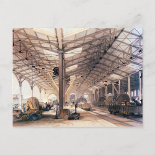 Carte Postale Great Western Railway : Remise de marchandises à B