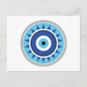 Carte Postale Grec Mal Eye Bleu (Devant)