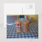 Carte Postale grec pour deux (Devant / Derrière)