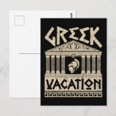 Carte Postale Grec Vacances Grèce Tourisme (Devant / Derrière)