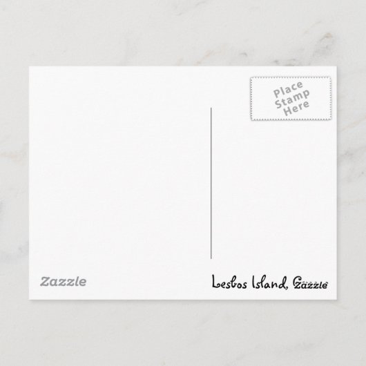 Carte postale Grèce (Dos)